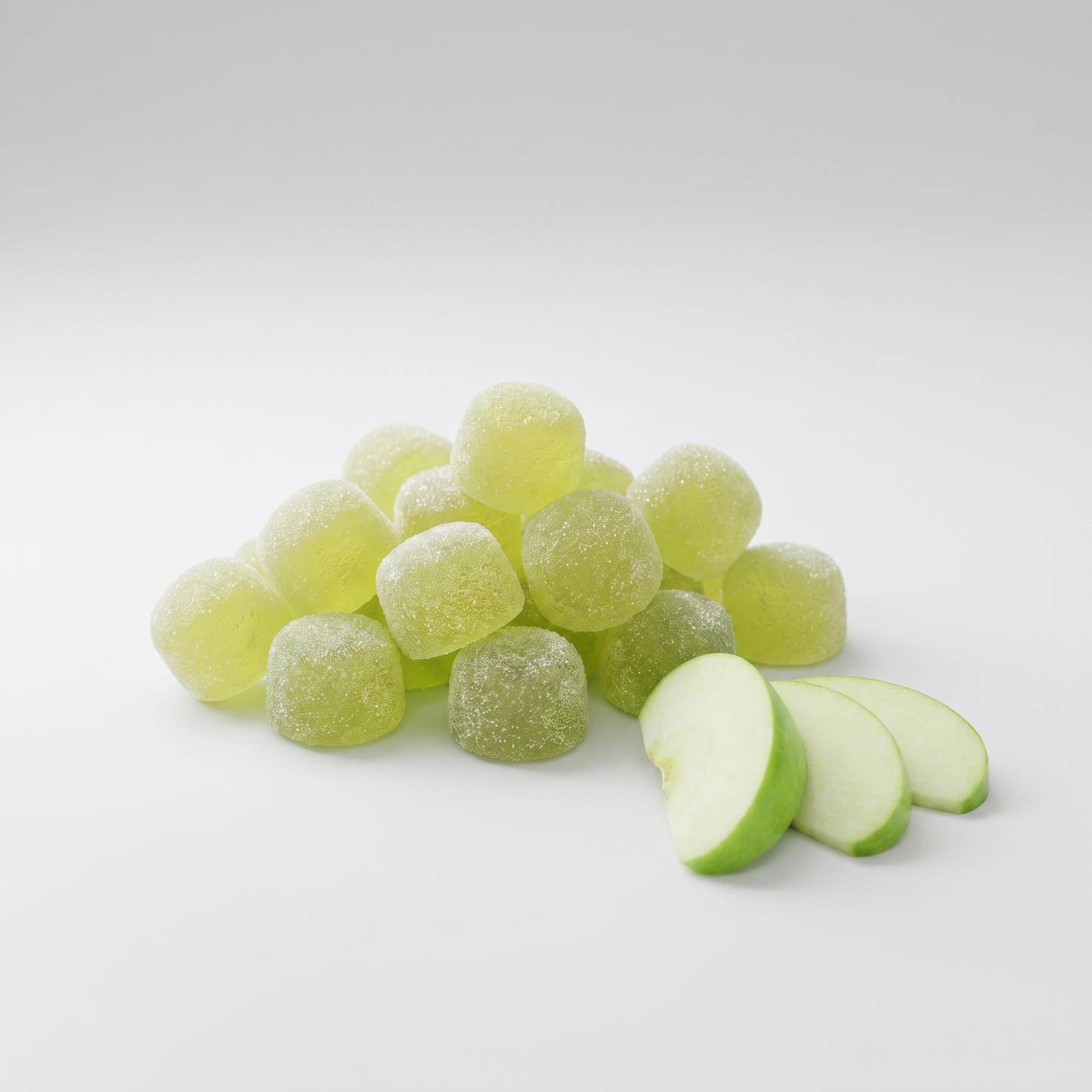 fyrst Sour Green Apple Creatine Gummies – Gummies mit Apfelspalten